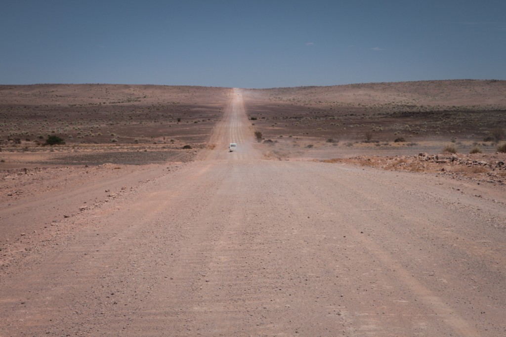 dirt road in Namibia